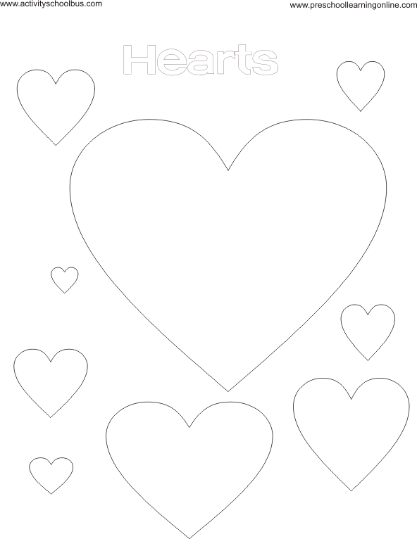 coloring pages of hearts and stars. hearts.gif