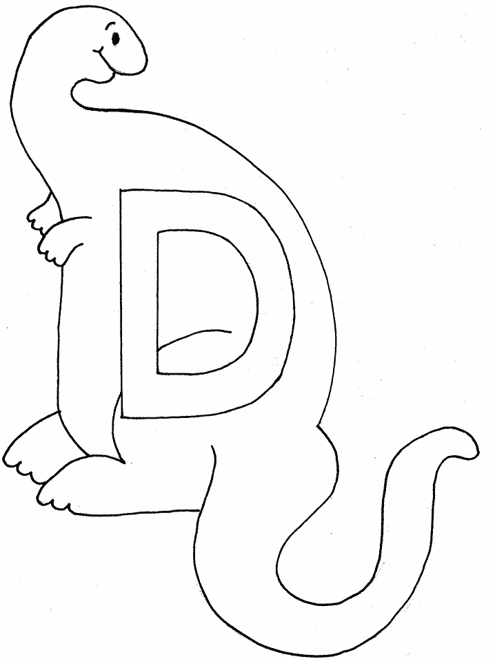 Dinosaur coloring page
