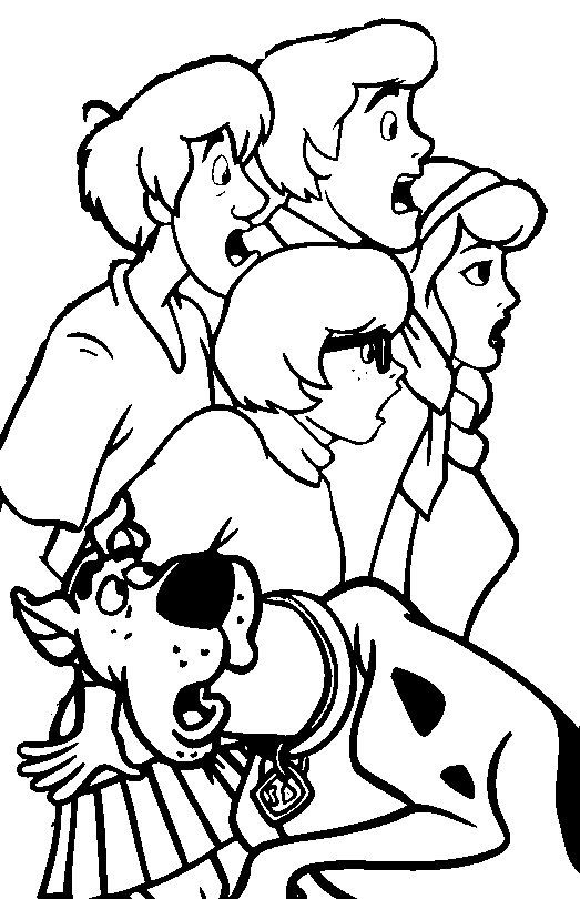 Anime Couples Coloring Pages. Some Coloring Pages of Scooby