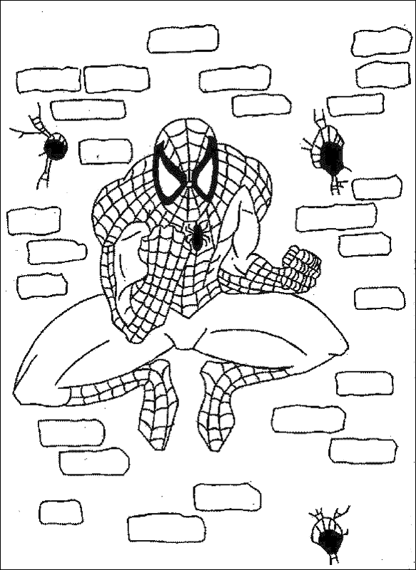 Spiderman Coloring Pages