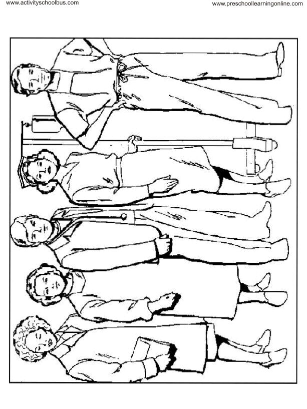 male nurse coloring pages - photo #12