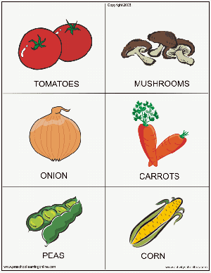 Printable Flashcards For Preschoolers & Kids relating to Food!