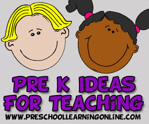 Online preschool learning activities and lesson plans for toddlers & pre k children.