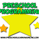 Preschool programming ideas and preschool curriculum areas of teaching for preschoolers and toddlers.