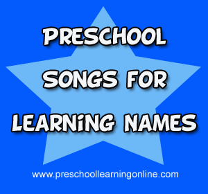 Fun preschoolers learning names song ideas for kids in daycare.