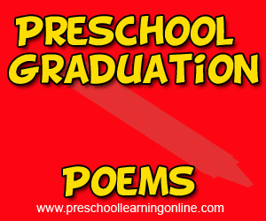 Pre K graduation poems, kindergarten graduation poems and ideas for kids and teachers during commencement.