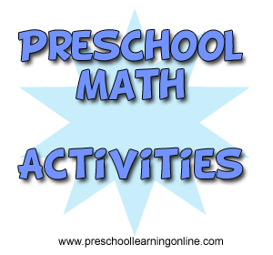 Simple preschool math activities for teaching numbers and counting.