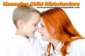 Positive parenting advice for managing child misbehavior.