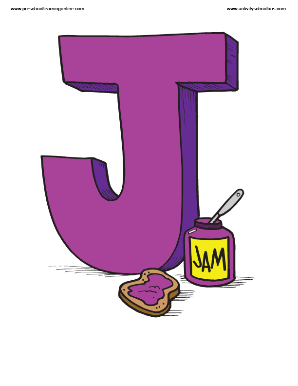 Large letter J printable