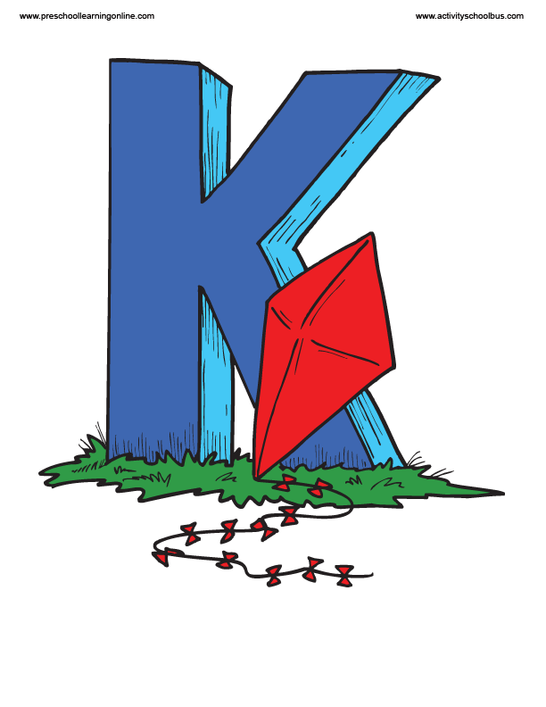 Large letter K printable