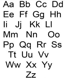 large printable alphabet letters preschool learning