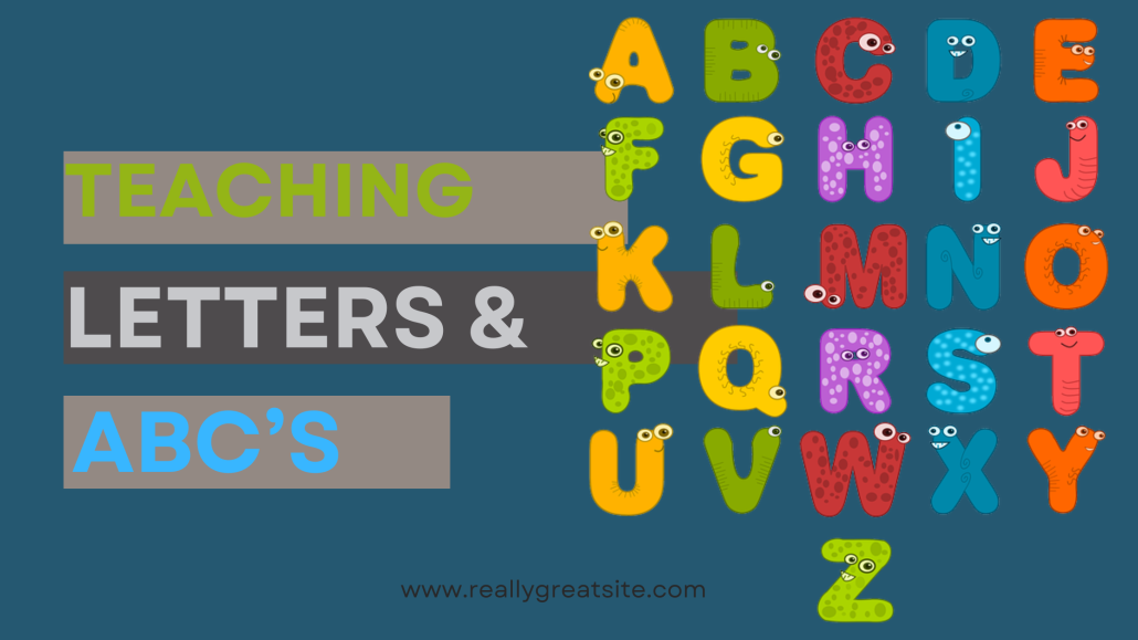 Teaching letters and abc's to preschoolers